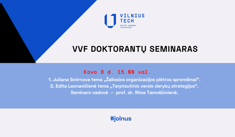 VVF Doktorantų seminaras